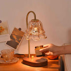 Elegant Floral Candle Warmer Lamp for Home Ambiance
