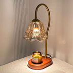Elegant Floral Candle Warmer Lamp for Home Ambiance