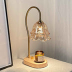 Elegant Floral Candle Warmer Lamp for Home Ambiance