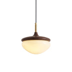 Elegant Metal Design Pendant Lamp - Vintage Glass with Built-in LED for Kitchen and Home Lighting