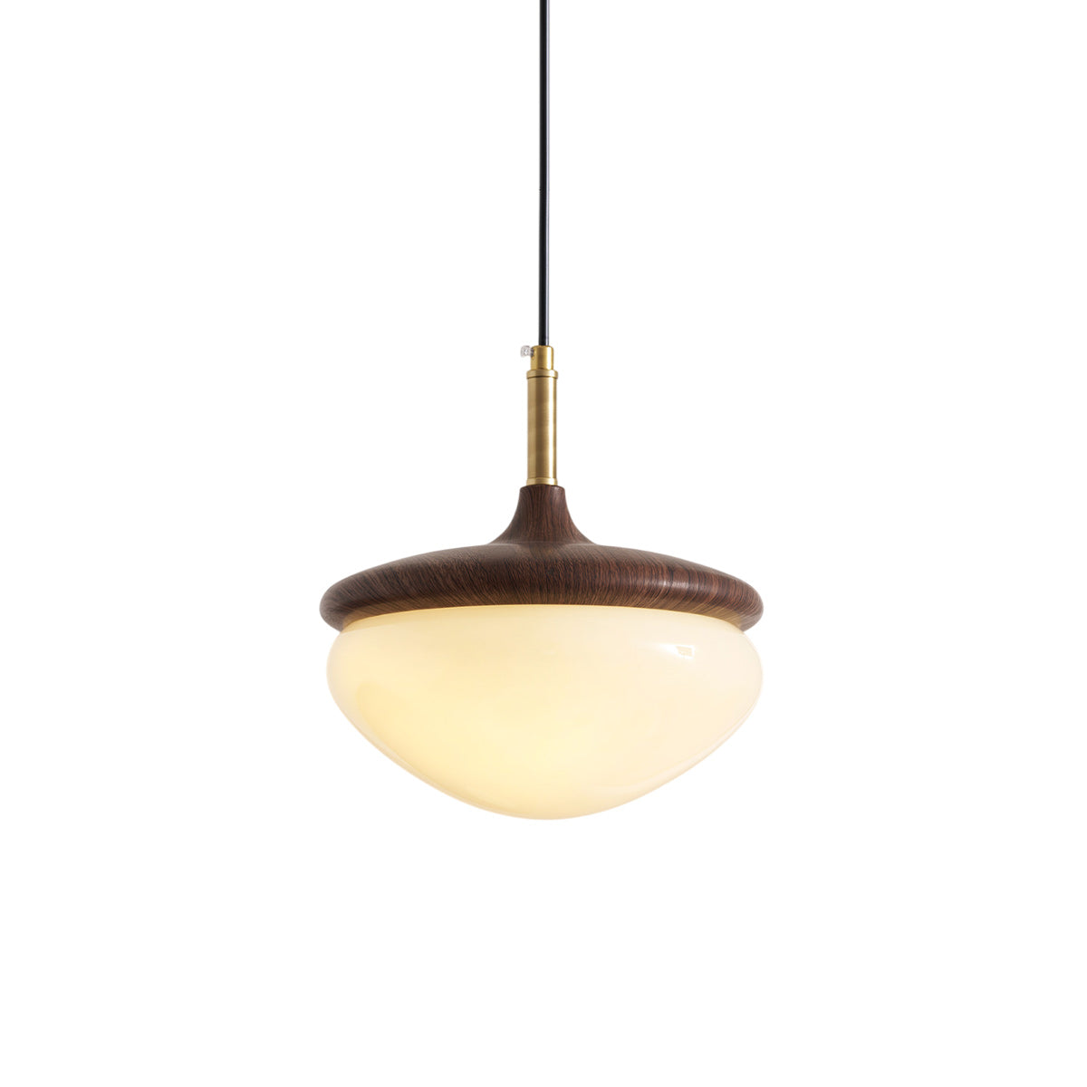 Elegant Metal Design Pendant Lamp - Vintage Glass with Built-in LED for Kitchen and Home Lighting