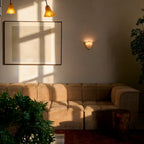Charming Artisan Glass Wall Light Fixture