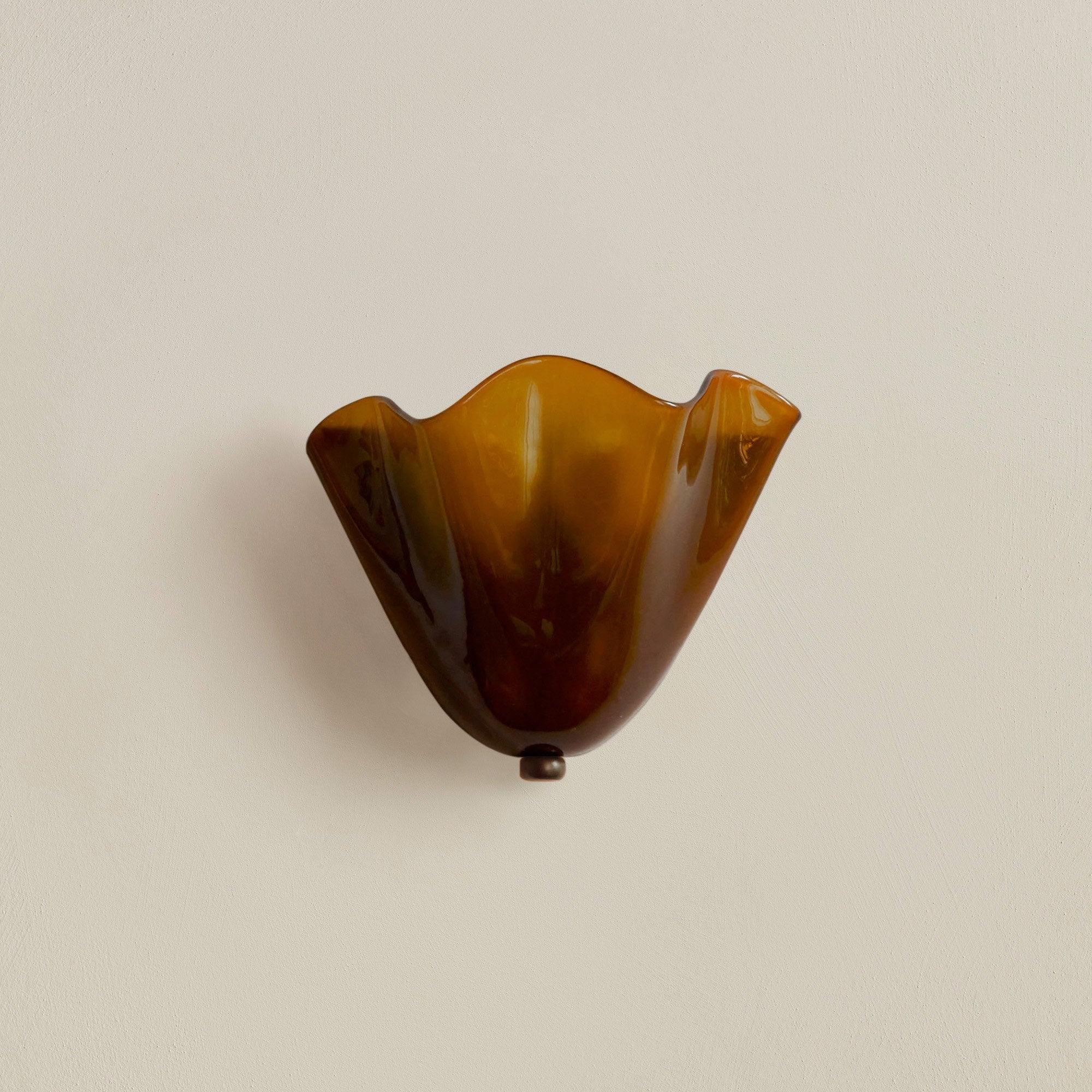 Charming Artisan Glass Wall Light Fixture