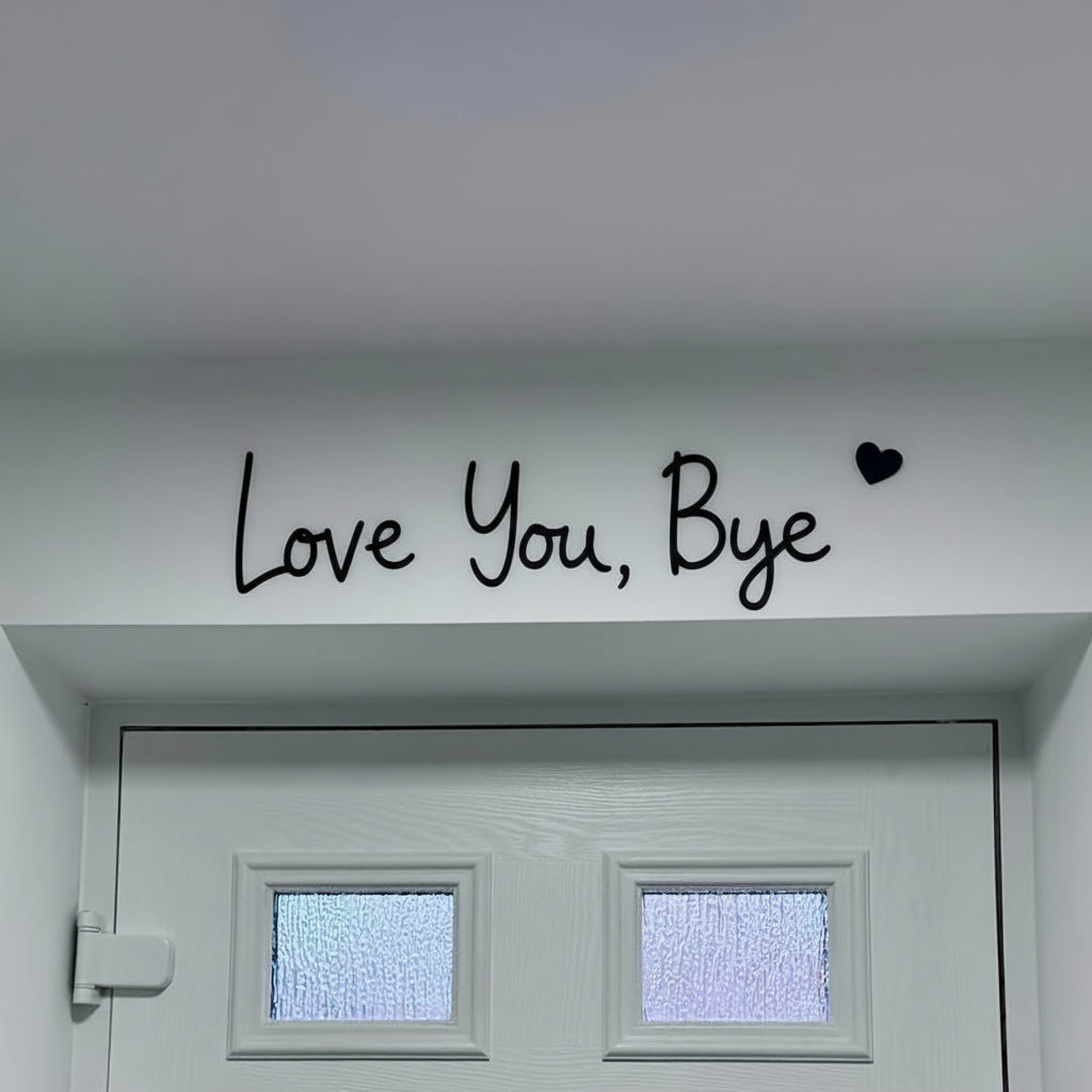 Vintage Heart-Shaped Plastic Wall Decor for Door Frames