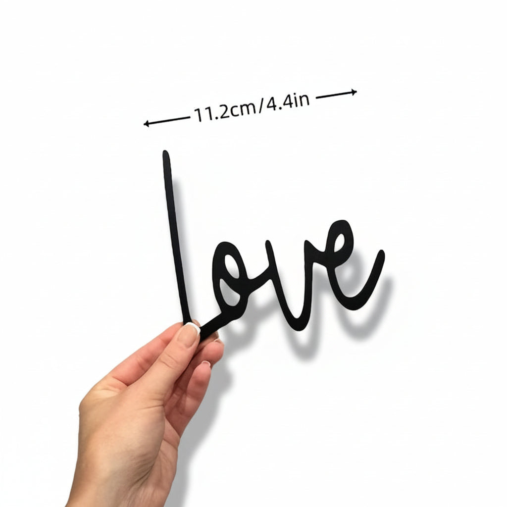 Vintage Heart-Shaped Plastic Wall Decor for Door Frames