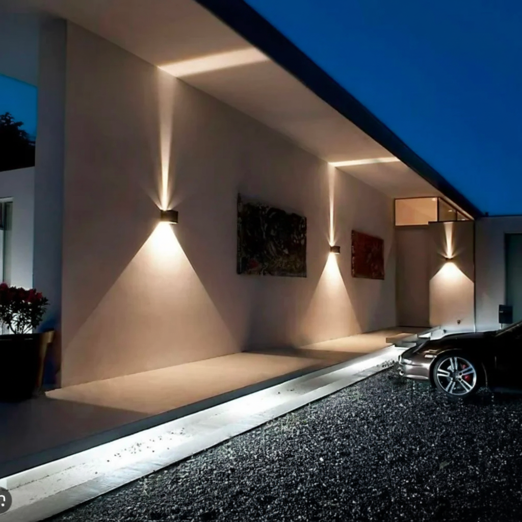 Rechargeable LED Cube Lamp with Motion Sensor for Wall Mounting
