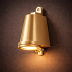 Modern Metal Outdoor Wall Lamp with Warm Light for Exterior Spaces