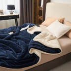 Soft Flannel Throw Blanket – Warm Cozy Cover for Bed or Couch