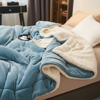 Soft Flannel Throw Blanket – Warm Cozy Cover for Bed or Couch