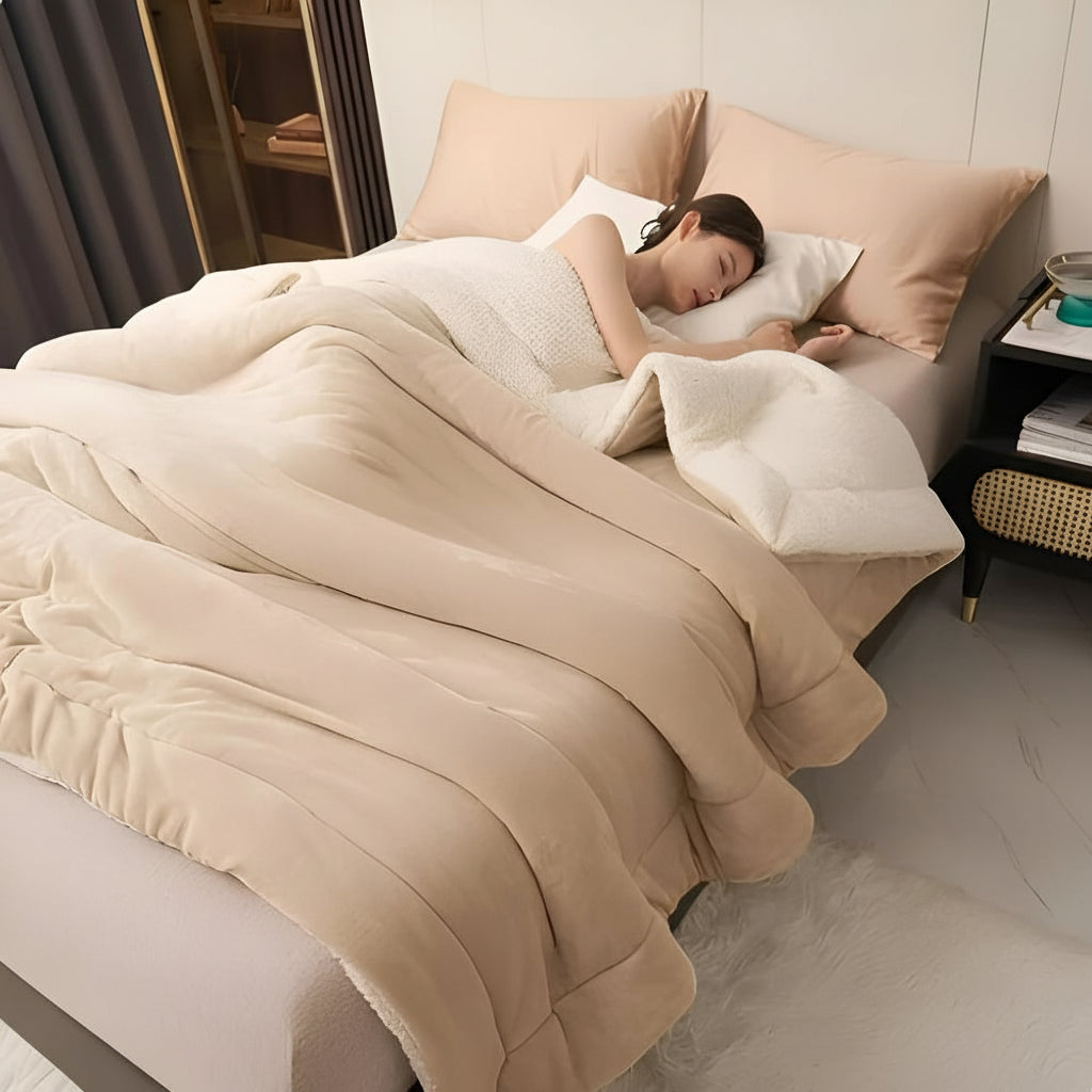 Soft Flannel Throw Blanket – Warm Cozy Cover for Bed or Couch