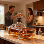 Car-Shaped Whiskey Decanter – Decorative Glass Bottle for Bar