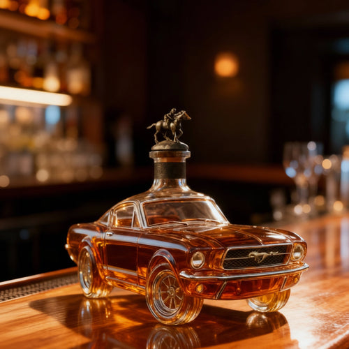 Car-Shaped Whiskey Decanter – Decorative Glass Bottle for Bar