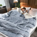 Cozy Flannel Throw Blanket for Winter – Sofa and Bed Cover