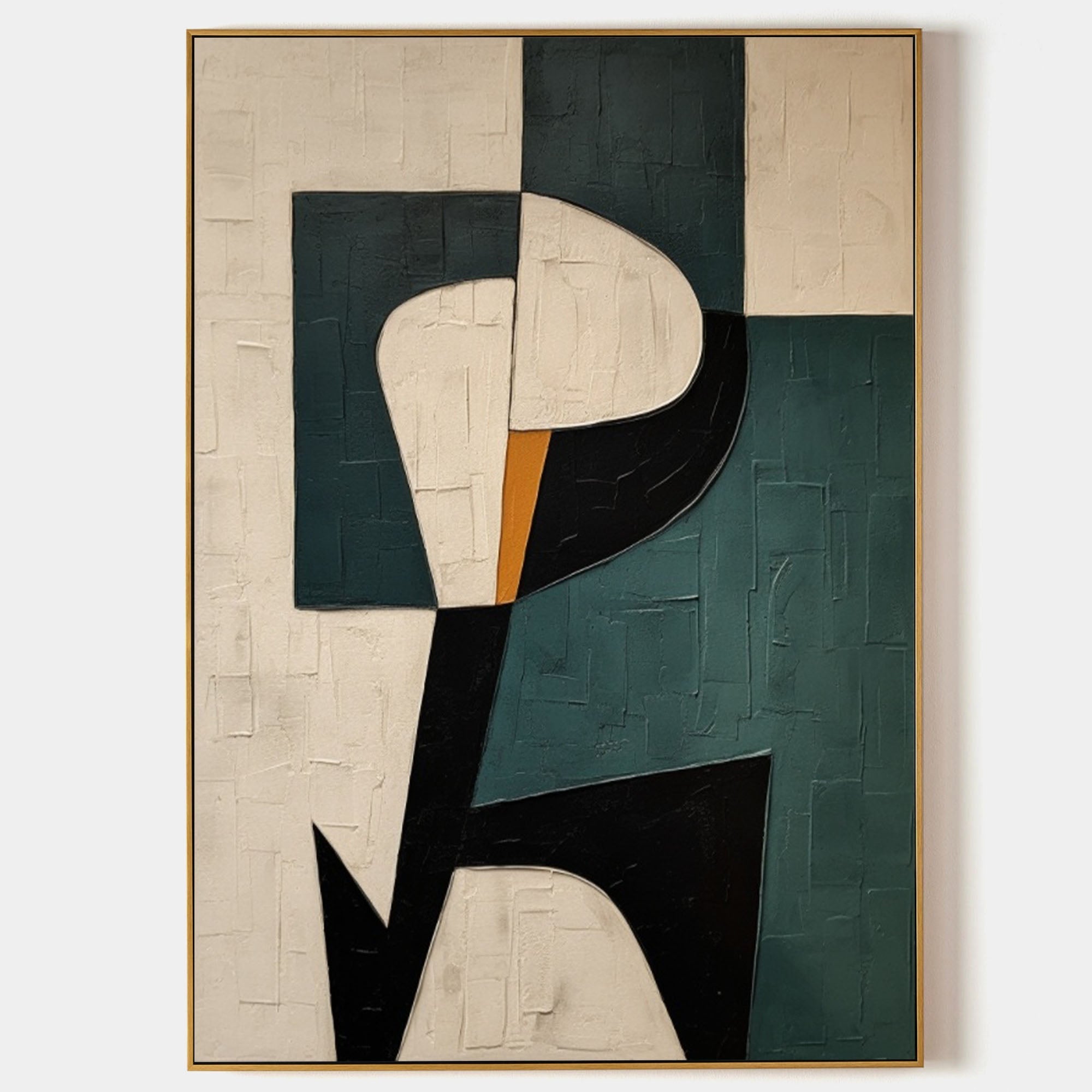 Abstract Minimalist Wall Art – Canvas Print on High-Quality Linen