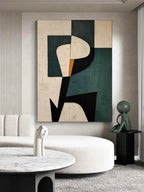 Abstract Minimalist Wall Art – Canvas Print on High-Quality Linen