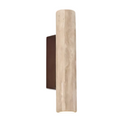 Natural Travertine Wall Lamp with LED – Elegant Marble Calm Lighting