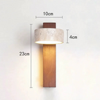 Indoor Wall Light – Stylish Travertine Fixture for Contemporary Interiors