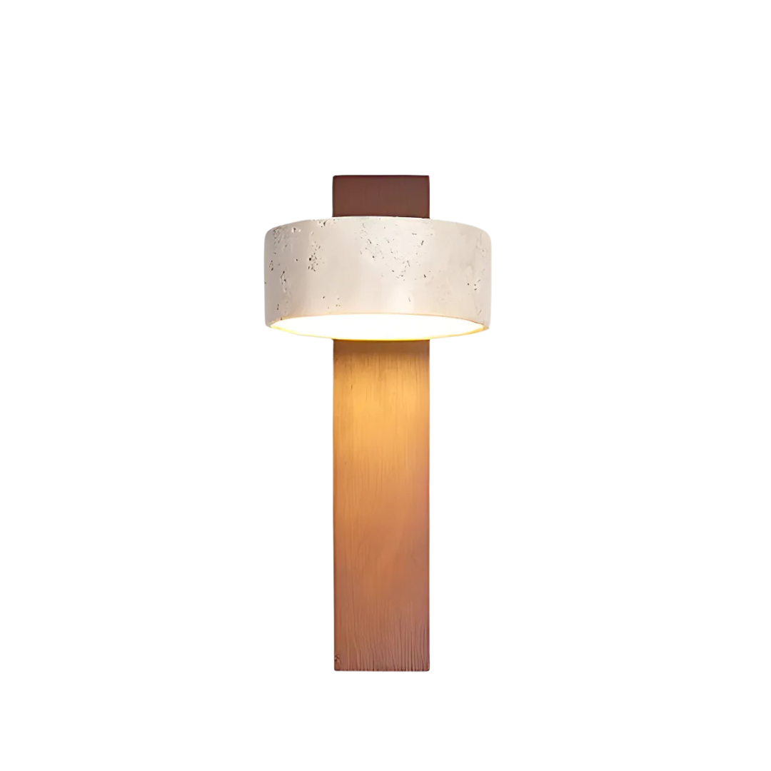 Indoor Wall Light – Stylish Travertine Fixture for Contemporary Interiors