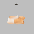 Japanese Silk Pendant Light – Hanging Lamp for Tranquil Ambiance, Gentle Illumination