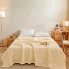 Plaid Fleece Blanket – Soft, Allergy-Friendly, Cozy for Year-Round Use