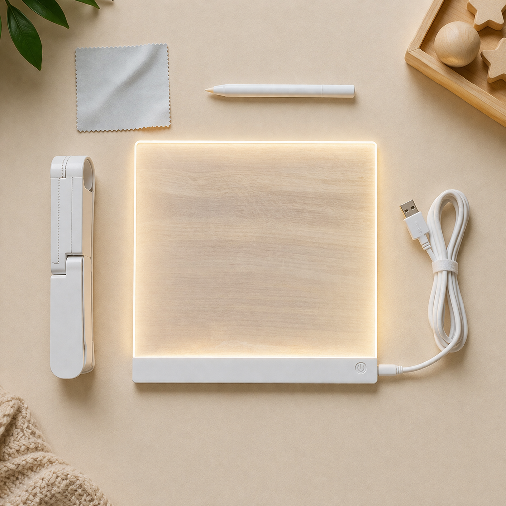 Light Up Writing Tablet for Kids - Reusable LED Drawing Board