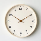 Silent Quartz Wall Clock - Minimalist Wooden Home Decor
