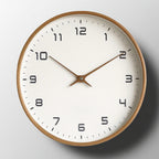 Silent Quartz Wall Clock - Minimalist Wooden Home Decor