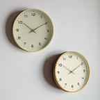 Silent Quartz Wall Clock - Minimalist Wooden Home Decor
