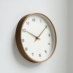 Silent Quartz Wall Clock - Minimalist Wooden Home Decor