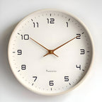 Modern Round Decorative Wall Clock - Silent Home Accent