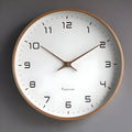 Modern Round Decorative Wall Clock - Silent Home Accent