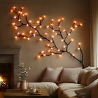 Rustic Tree Light Art Accent with LED Branch for Wall Decor