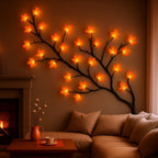 Rustic Tree Light Art Accent with LED Branch for Wall Decor