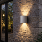 Minimalist LED Wall Light for Indoor and Outdoor Up-Down Illumination