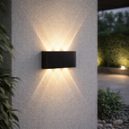 Minimalist LED Wall Light for Indoor and Outdoor Up-Down Illumination