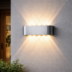 Minimalist LED Wall Light for Indoor and Outdoor Up-Down Illumination