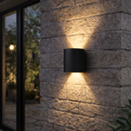 Minimalist LED Wall Light for Indoor and Outdoor Up-Down Illumination