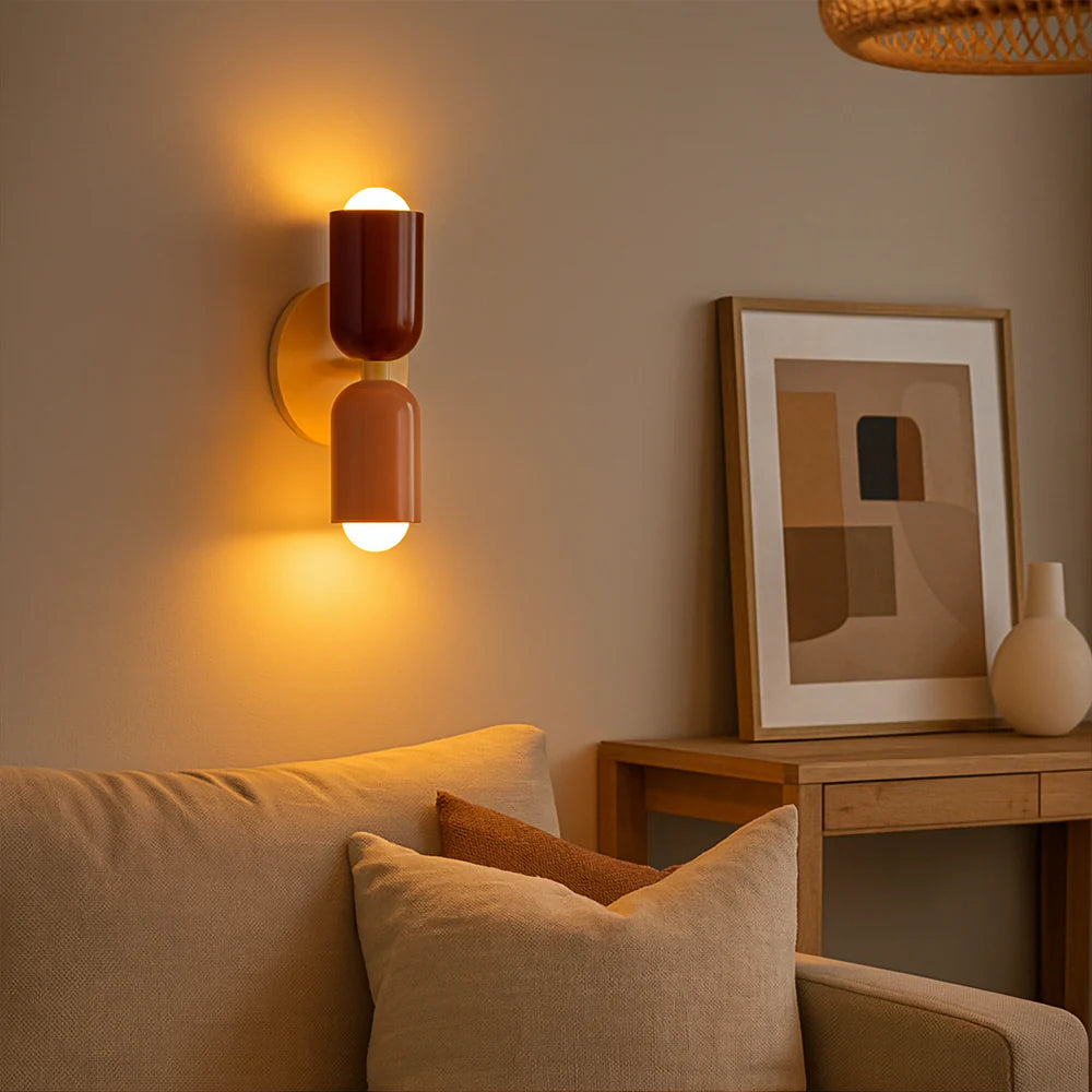 Modern LED Wall Sconce in Metal Nordic Style