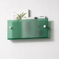 Acrylic Floating Wall Shelf for Magazine Storage and Display Organizer