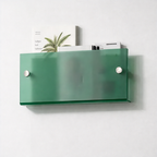 Acrylic Floating Wall Shelf for Magazine Storage and Display Organizer