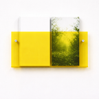 Acrylic Floating Wall Shelf for Magazine Storage and Display Organizer