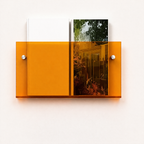 Acrylic Floating Wall Shelf for Magazine Storage and Display Organizer