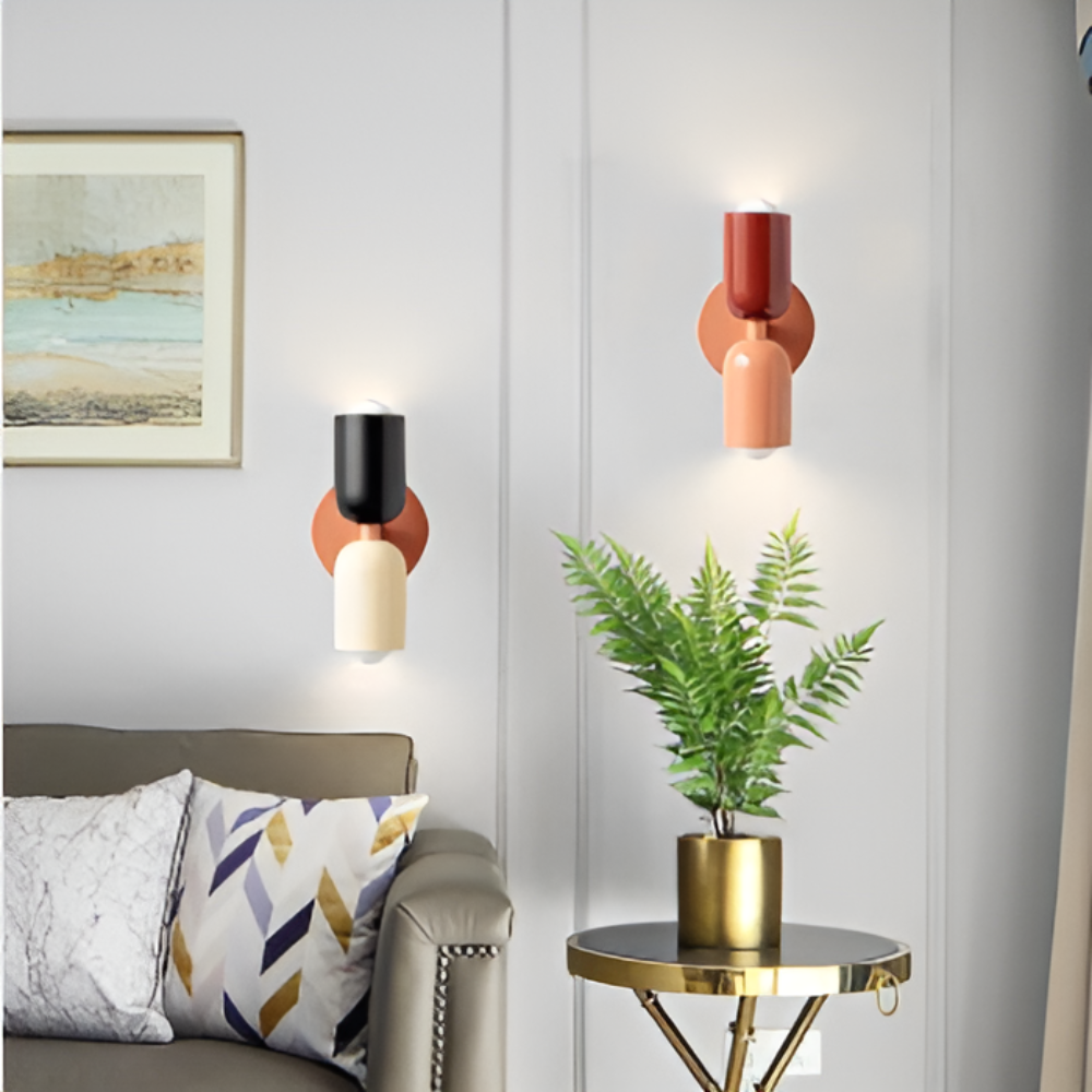 Modern LED Wall Sconce in Metal Nordic Style