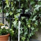 Matte Black Wall-Mounted Faucet – Contemporary Space-Saving Design