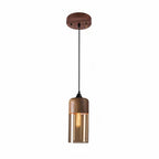 Cozy Vintage Glass Hanging Light Fixture