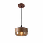 Cozy Vintage Glass Hanging Light Fixture