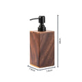 Chic Walnut Wood Soap Dispenser for Stylish Spaces