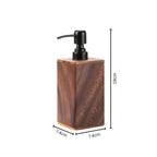 Chic Walnut Wood Soap Dispenser for Stylish Spaces