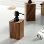 Chic Walnut Wood Soap Dispenser for Stylish Spaces