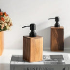 Chic Walnut Wood Soap Dispenser for Stylish Spaces